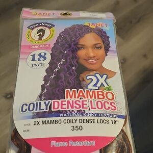 Purple Mambo Coily Dense Locs